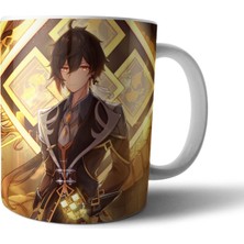 Pixxa Zhongli - Genshin Impact Kupa Bardak Model 1