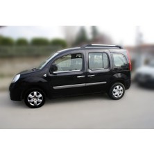 Solarex Renault Kangoo 2008 Sonrası Uyumlu Krom Cam Çıtası  4 Parça P.çelik