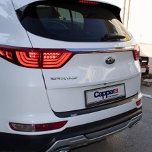 Solarex Kia Sportage 2016-2018 Arka Tampon Koruma Eşiği Mat Plastik