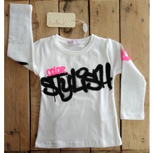 Peri Masalı Kız Çocuk Stylish Tek Body 1-4 Yaş Ekru