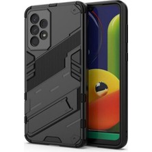 Microcase Samsung Galaxy A53 5g Matrix Serisi Armor Standlı Perfect Koruma Kılıf -Siyah