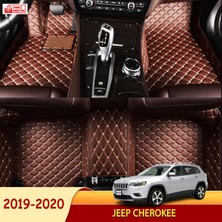 Miren Jeep Cherokee 2019-2020 Uyumlu 5d Havuzlu Suni Deri Oto Paspas