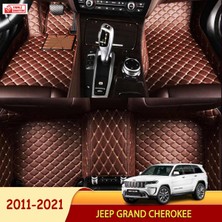 Miren Jeep Grand Cherokee 2011-2021 Uyumlu 5d Havuzlu Suni Deri Oto Paspas