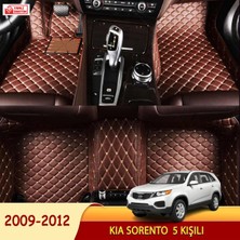 Miren Kia Sorento 2009-2012 5 Kişili Uyumlu 5d Havuzlu Suni Deri Oto Paspas