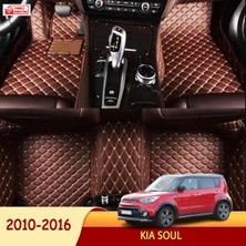 Miren Kia Soul 2010-2016 Uyumlu 5d Havuzlu Suni Deri Oto Paspas