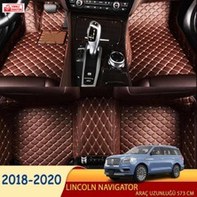 Miren Lincoln Navigator 2018-2020 7kişili Uyumlu 5d Havuzlu Suni Deri Oto Paspas