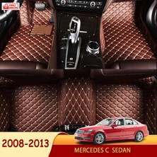 Miren Mercedes C 2008-2013 sedan Uyumlu 5d Havuzlu Suni Deri OTO PASPAS