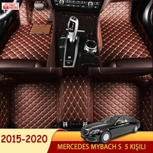 Miren Mercedes Mybach S 2015-2020 5 kişili Uyumlu 5d Havuzlu Suni Deri OTO PASPAS