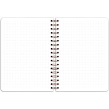 Matt Notebook 17X24 cm Lastikli Spiralli Sert Kapak Not Defteri Noktalı Kiraz