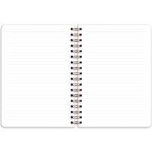 Matt Notebook 17X24 cm Lastikli Spiralli Sert Kapak Not Defteri Çizgili Gökkuşağı