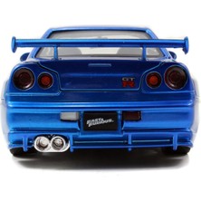 Jada Toys Jada Hızlı ve Öfkeli Fast & Furious Metal Diecast 2002 Nissan Skyline 1:24 253203045