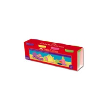 Faber-Castell Silindir Oyun Hamurları 4 Pastel Renk Faber Castell Oyun Hamuru 4 Renk Pastel Tonlar