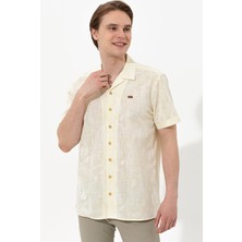 U.S. Polo Assn. Erkek Açık Sarı Kısa Kollu Gömlek 50246341-VR004