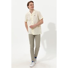 U.S. Polo Assn. Erkek Açık Sarı Kısa Kollu Gömlek 50246341-VR004