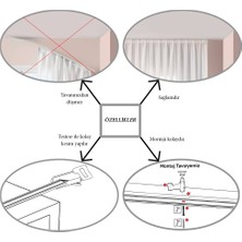 Okçu Kardeşler Yapı Market Perde Rayı Korniş 3 Raylı 3''lü Üçlü Korniş Uzunluk: 0,5 Metre
