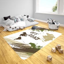 Setay Offroad Çocuk Odası Takımı Uyumlu Kaydırmaz Halı 80X160
