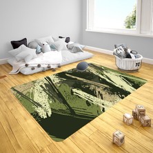 Setay Aktif Çocuk Odası Takımı Uyumlu Kaydırmaz Halı 80X160