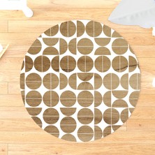 Setay Deluxe Çocuk Odası Takımı Uyumlu Kaydırmaz Yuvarlak Halı 160X160