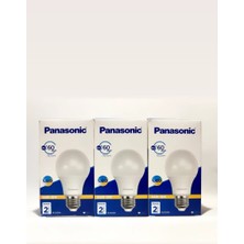 Panasonic 8,5W-60W 3'lü Paket 2700 Kelvin Sarı Işık