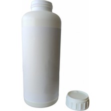 Prime Plastik Yuvarlak Numune Şişe 1000 ml -Yüksek Kalite Hdpe- Tarım Şişesi 5'li