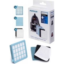 Populer Philips Uyumlu  Fc 8475 Powerpro Uyumlu Hepa Filitre Seti