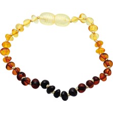 Chavin Doğal Kehribar Kız Erkek Çocuk Bebek Diş Bilekliği Du99