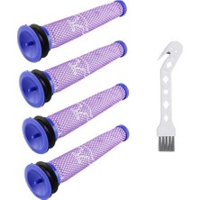 Binduo 4 Set, Vakum Süpürge Yedek Ön Filtre (Yurt Dışından