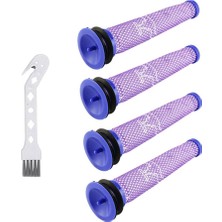 Binduo 4 Set, Vakum Süpürge Yedek Ön Filtre (Yurt Dışından