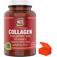 Ncs Kolajen Hyaluronic Acid Vitamin C Gluten Free 90 Tablets + Hap Kutusu