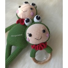 Artgurumist Kurbağa Kostümlü Çocuk Amigurumi Set