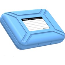 Bestnify Taşınabilir 3.5 İnç Sabit Disk Kılıfı HDD Saklama Kutusu Toz Geçirmez Anti-Statik Mavi Mavi (Yurt Dışından)