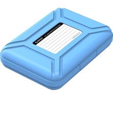 Bestnify Taşınabilir 3.5 İnç Sabit Disk Kılıfı HDD Saklama Kutusu Toz Geçirmez Anti-Statik Mavi Mavi (Yurt Dışından)