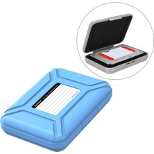 Bestnify Taşınabilir 3.5 İnç Sabit Disk Kılıfı HDD Saklama Kutusu Toz Geçirmez Anti-Statik Mavi Mavi (Yurt Dışından)