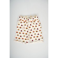 Miniko Kids Erkek Bebek Bel Lastikli Cepli Pamuk Şort Desenli Antialerjik ve Yumuşak