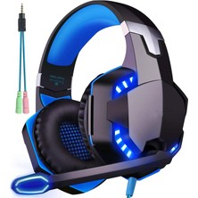 Chronus Mikrofonlu Ps4 Pc Xbox One 3D Surround Ses G2000 LED Oyun Kulaklıkları (Siyah) (Yurt Dışından)