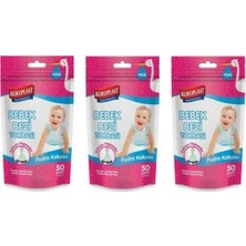 Koroplast Bebek Bezi Torbası Pudra Kokulu 50’li (24*38)