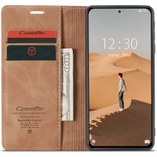 Lnobern Xiaomi Redmi K40 Pro ile Uyumlu Retro Cüzdan Cep Telefonu Ayaklıklı Kılıfı (Yurt Dışından)