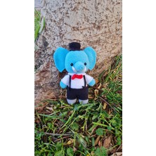 Amigurumi El Örgüsü Oyuncak Papyomlu Fil