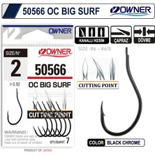 Owner 50566 Cut Big Surf Gun Black Iğne