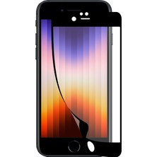 Kılıfmania Apple iPhone Se 3 2022 Tam Kaplayan Fiber Nano Ekran Koruyucu Cam