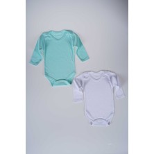 Miniko Kids Yeni Sezon Kız Erkek Bebek Çocuk Uzun Kol Pamuk Badi Zıbın