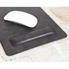 PLM Comfy Bileklikli Deri Mouse Pad VS4EF Gri