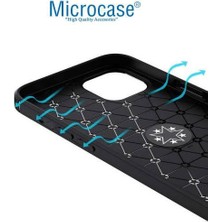 Microcase Huawei Nova 9 Se Focus Serisi Yüzük Standlı Silikon Kılıf - Siyah