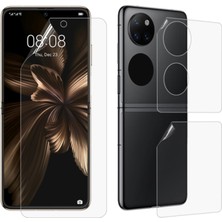 Microcase Huawei P50 Pocket Hydrogel Esnek Ön Arka Koruma Filmi