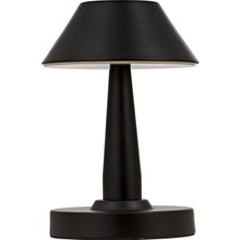 Avonnı ML-64006-BSY Siyah Boyalı Masa Lambası LED Metal Pleksi 11CM