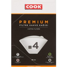 Cook Premium Filtre Kahve Kağıdı - Ebat 4