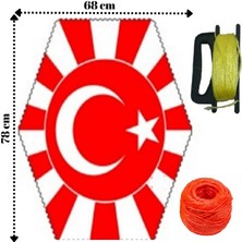 Artlantis Uçurtma Çıtalı Bayrak Modeli Yedek Ipli 1 Adet Artlantis Çıtalı Uçurtma 1 Adet