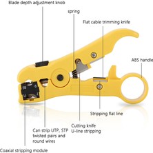 KKmoon Handskit RJ45 RJ11 RJ12 Ağ Tamir Pense Tool Kit Kablo (Yurt Dışından)