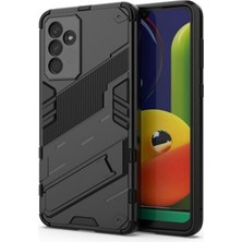 Microcase Samsung Galaxy A13 5g Matrix Serisi Armor Standlı Perfect Koruma Kılıf -Siyah