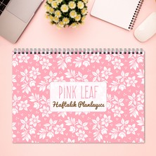 Express Planner A4 Haftalık Planlayıcı Pink Leaf